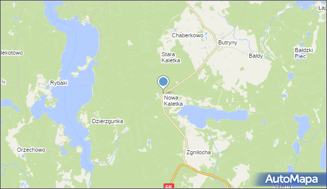 mapa Nowa Kaletka, Nowa Kaletka na mapie Targeo